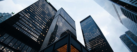 Modern skyline representing future vision